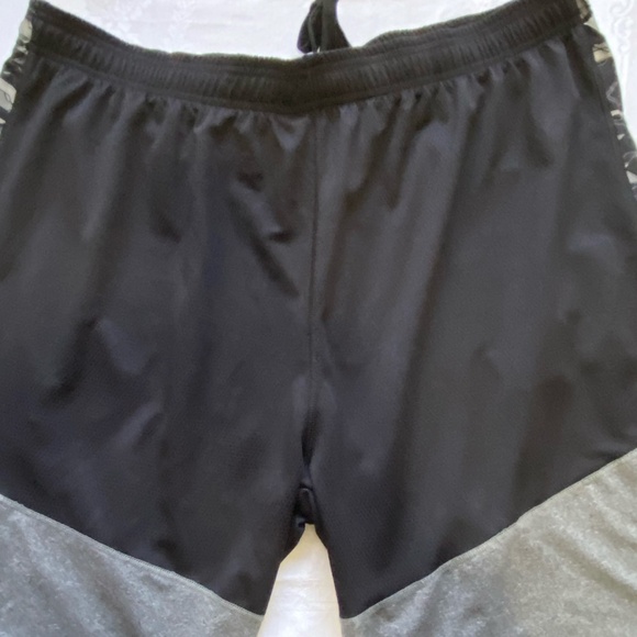 Repp Tech Mens Black/Grey Elastic Drawstring Waist 2X Active Golf Shorts - Picture 2 of 12